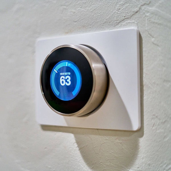 Close up of a thermostat.